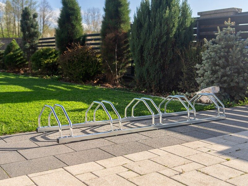 Stojak rowerowy szeregowy KARAT od 2 do 20 miejsc rowerowych - Archipark