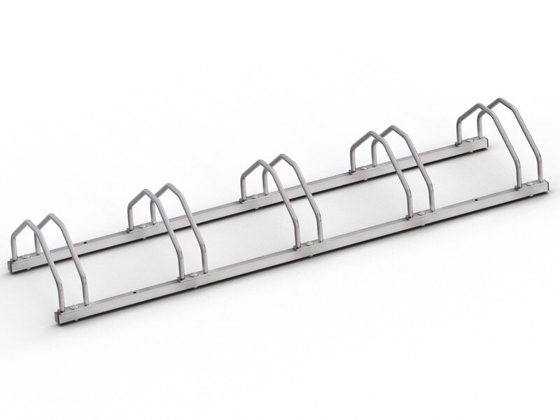 Stojak rowerowy szeregowy KARAT od 2 do 20 miejsc rowerowych - Archipark