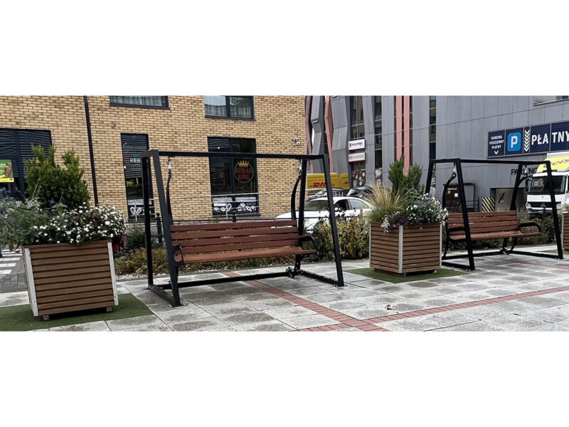 Huśtawka miejska, uliczna - Archipark Huśtawka miejska od Archipark