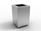 Kosz na śmieci ze stali nierdzewnej KNS 11.01 INOX