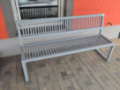 Ławka metalowa z oparciem 66 | realizacja