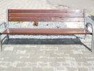 Ławka ze stali nierdzewnej KR07 | Front