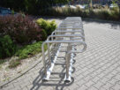 Parking rowerowy LONGO 11 INOX 420cm | zdjęcie z boku