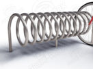 Stojak narowery SPIRALA B-1, rura Ø 33,7mm