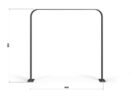 Stojak rowerowy UP-1 80x80cm | płaskownik 80x8mm