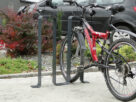 Stojak rowerowy WĄŻ | z rowerem