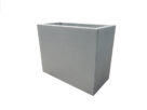 Donica z betonu architektonicznego 100x50cm x (40h-50h-60h-70h-80h-90h-100h) | beton ciemny szary