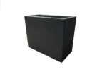 Donica z betonu architektonicznego 100x50cm x (40h-50h-60h-70h-80h-90h-100h) | beton antracyt