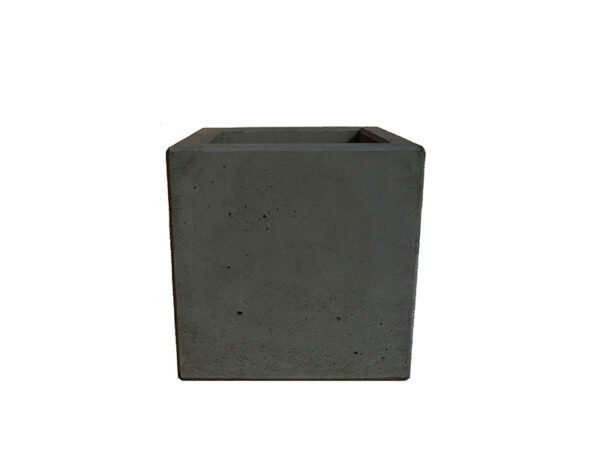 Donica z betonu architektonicznego 40x40cm x (40h-50h-60h-70h-80h-90h-100h) | beton antracyt