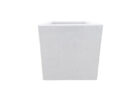 Donica z betonu architektonicznego 60x60x60cm | beton bielony