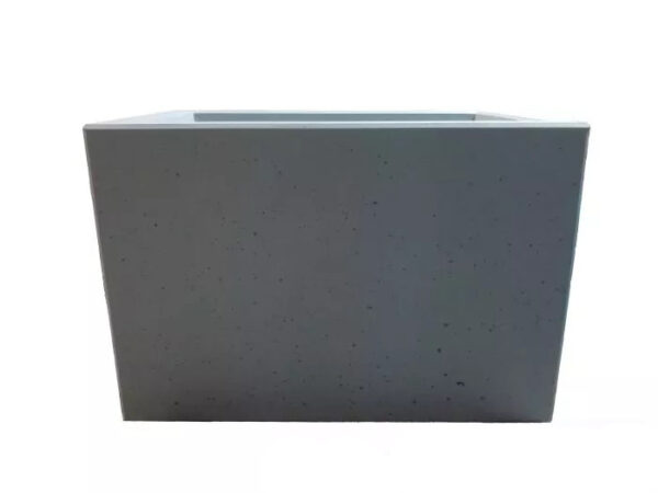 Donica z betonu architektonicznego 90x60cm x (60h-70h-80h-90h-100h) | beton ciemny szary