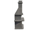 Grill betonowy BOLONIA | widok z boku