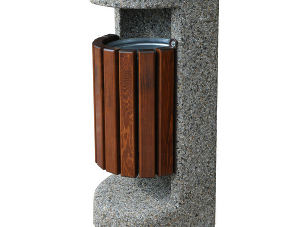 Kosz betonowo-drewniany id. 135 | zdjęcie