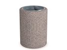 Kosz betonowy okrągły id. 114 | beton płukany   kruszywo