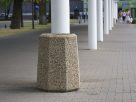 Kosz betonowy ośmiokątny | poj. 70 l | id. 1009