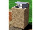 Kosz betonowy z daszkiem id. 1002