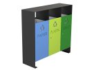 Kosz do segregacji KS 19.05 | trzykomorowy