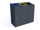 Kosz do segregacji KS IRIS III 40l | Napisy Laser