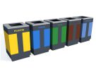 Kosz dosegregacji KS OLIMP I MODUŁOWY 1x120l | Napisy Laser