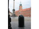 Kosz na śmieci żeliwny 5 | Plac Zamkowy w Warszawie