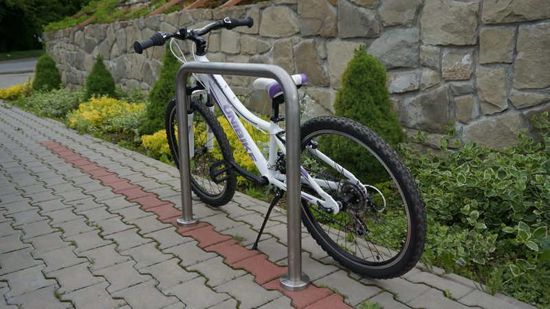 Stojak rowerowy U kształtny MASTER | INOX | Ø48,3 mm | Ø60,3 mm