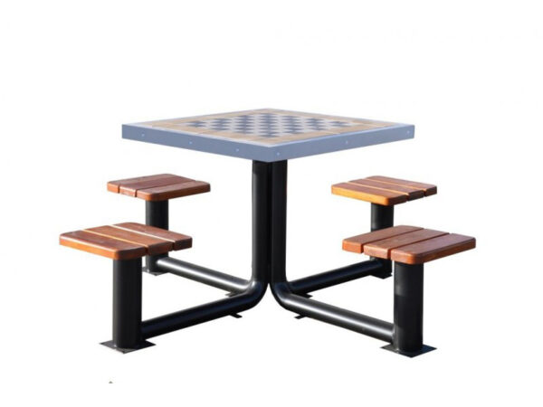 Stół szachowy stalowo-betonowy zewnętrzny | model 523