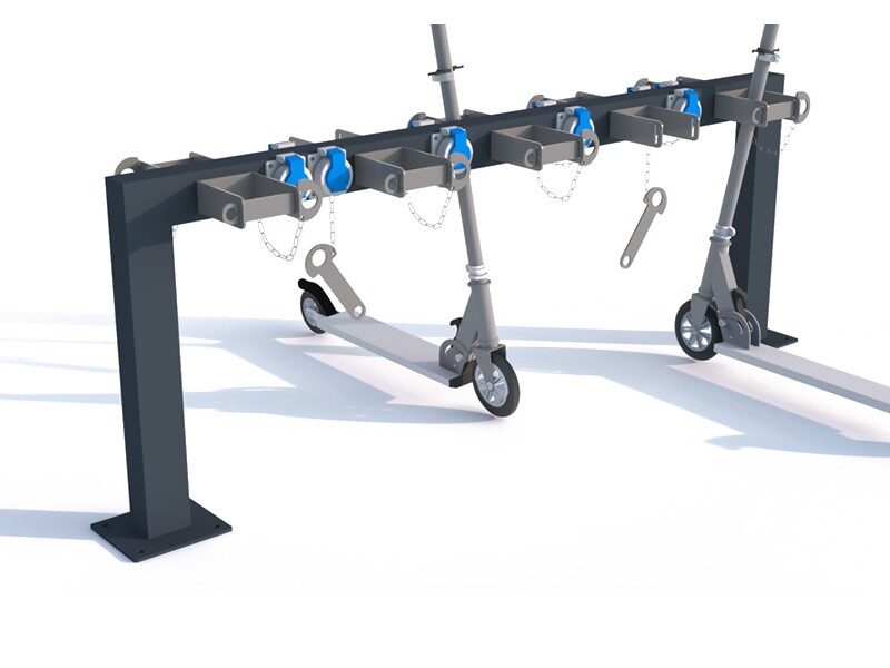 Stojak na hulajnogi elektryczne dwustronny - Archipark