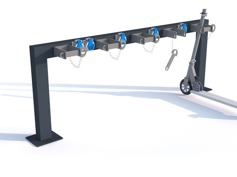 Stojak na hulajnogi elektryczne jednostronny - Archipark