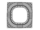 Krata pod drzewo KKG 1550x1550mm | otwór 900x900mm