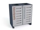 Kosz segregacyjny ZEUS III | pojemność: 2x80l | napisy sitodruk