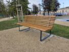Ławka warszawska z oparciem
