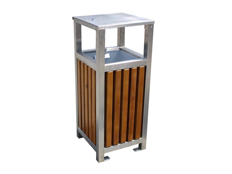 Kosz na śmieci MAR27 INOX jesion 60l (2)