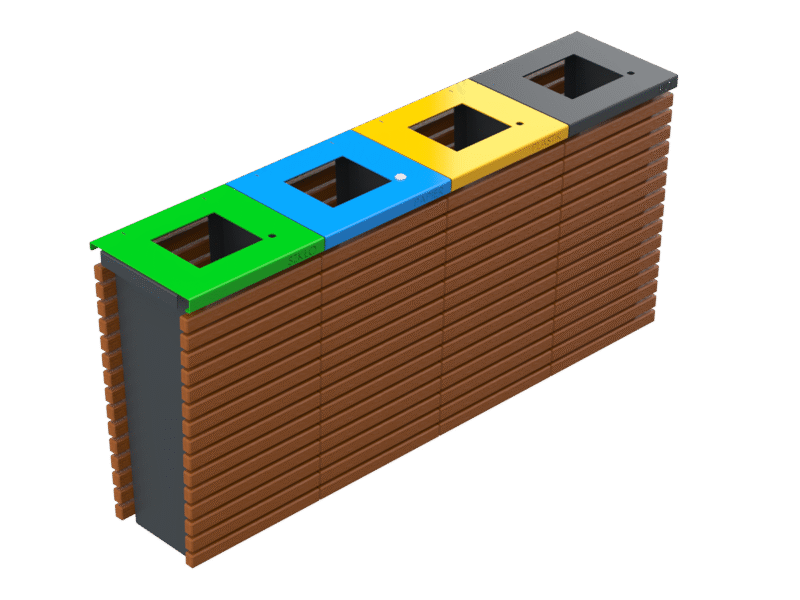 Kosz COMBO 4 komorowy