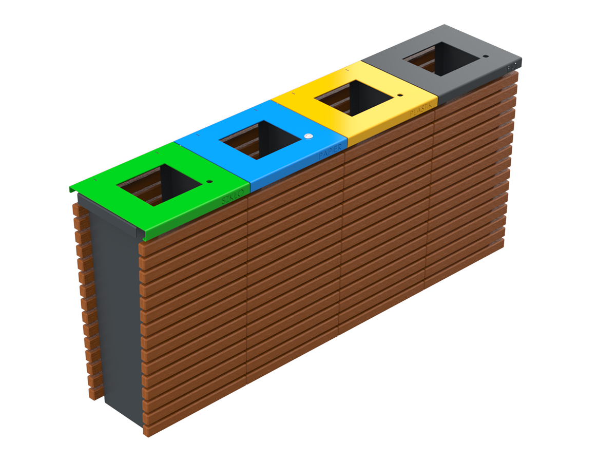 Kosz COMBO 4 komorowy