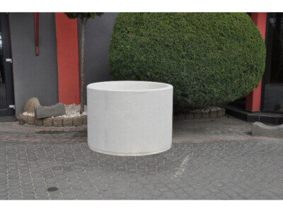 Donica betonowa okrągła z betonu architektonicznego id. 295 - Archipark Donica okrągła z betonu architektonicznego 295