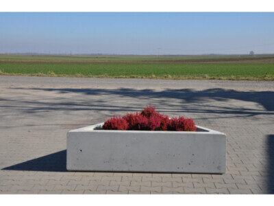 Donica trójkątna z betonu architektonicznego id. 297 - Archipark Donica trójkątna z betonu architektonicznego id