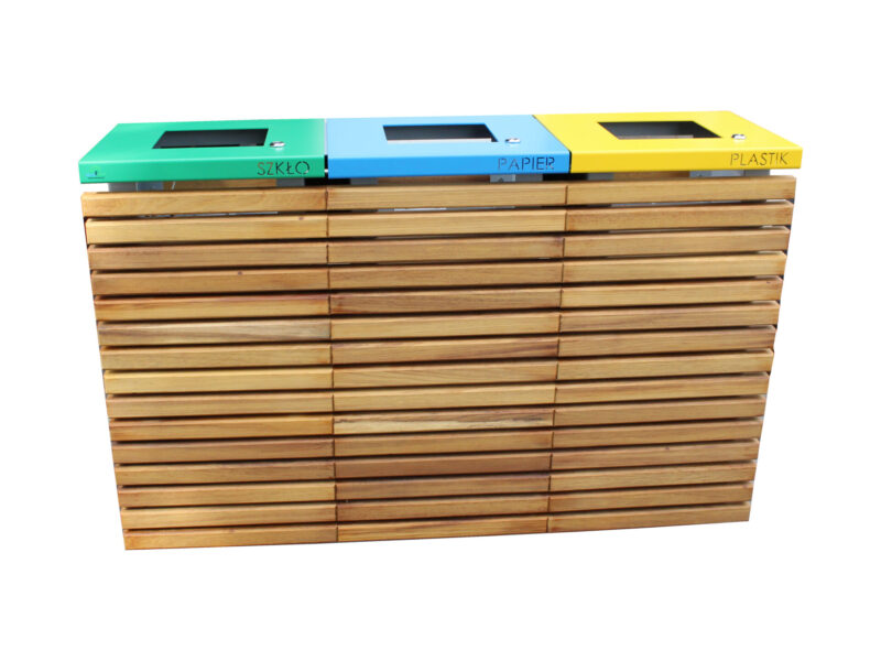 Kosz do segregacji 3 komory