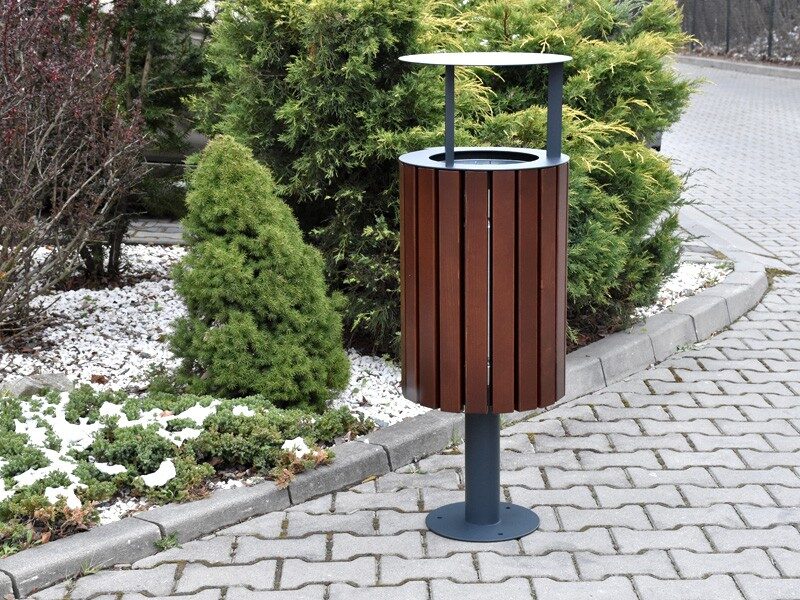 Kosz na śmieci Loft z daszkiem (2)