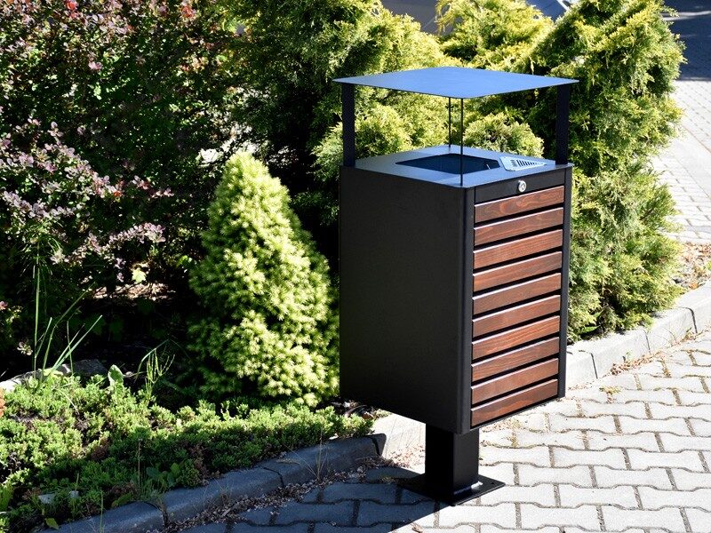 Kosz na śmieci LORIS VII 60l z popielnicą - Archipark