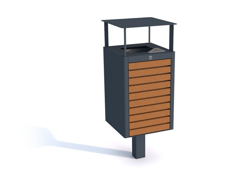 Kosz na śmieci LORIS VII 60l z popielnicą - Archipark