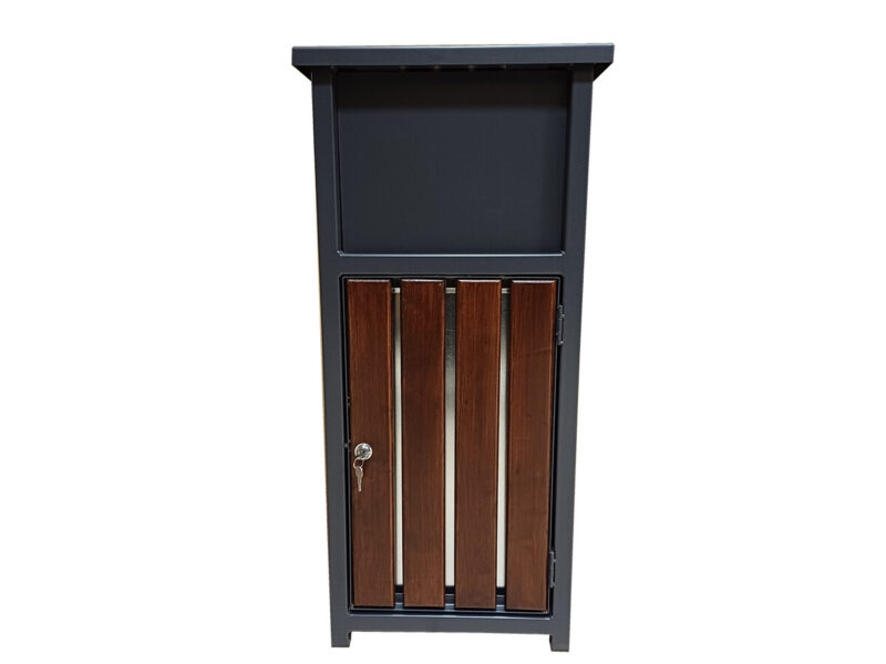 Kosz uliczny z klapką CIECHAN - Archipark