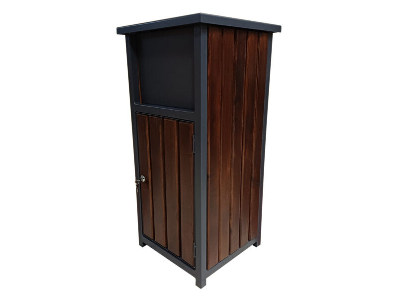 Kosz uliczny z klapką CIECHAN - Archipark