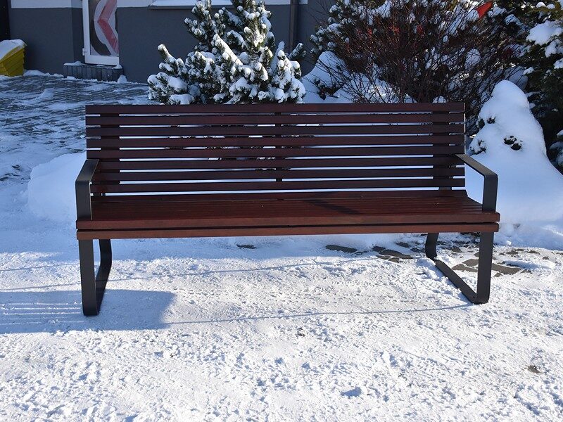 Ławka z oparciem FINEZJA - Archipark