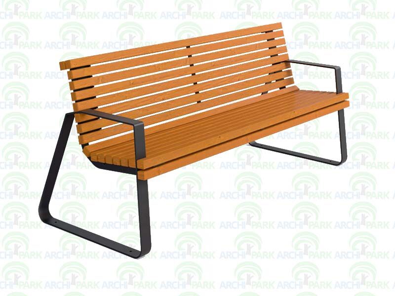 Ławka z oparciem FINEZJA - Archipark