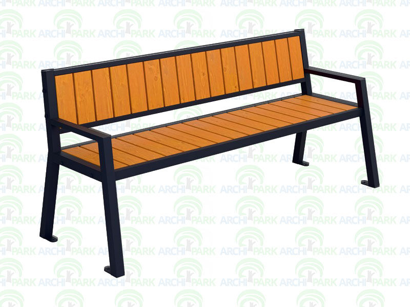 Ławka z oparciem FLEXI - Archipark